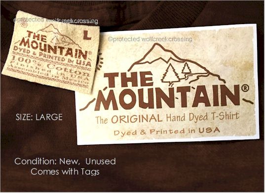 New! Deer Hunter T Shirt Sportmans T-Shirt SIZE LARGE The Mountain TShirt Wildlife Animal Art RARE Vintage Collectible Buck Hunt - Image 9