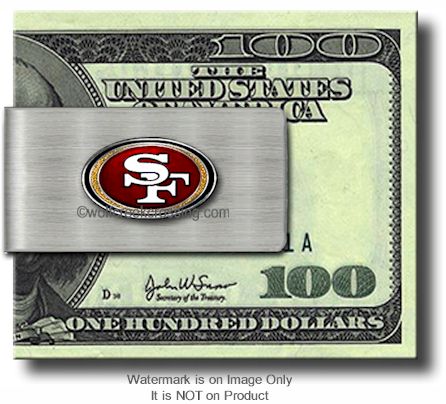 49ers Money Clip