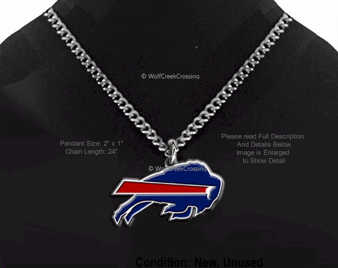 Large Buffalo Bills Necklace