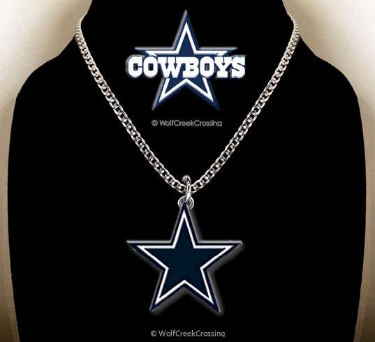 Large Dallas Cowboys Necklace Stainless Steel Chain - Image 3