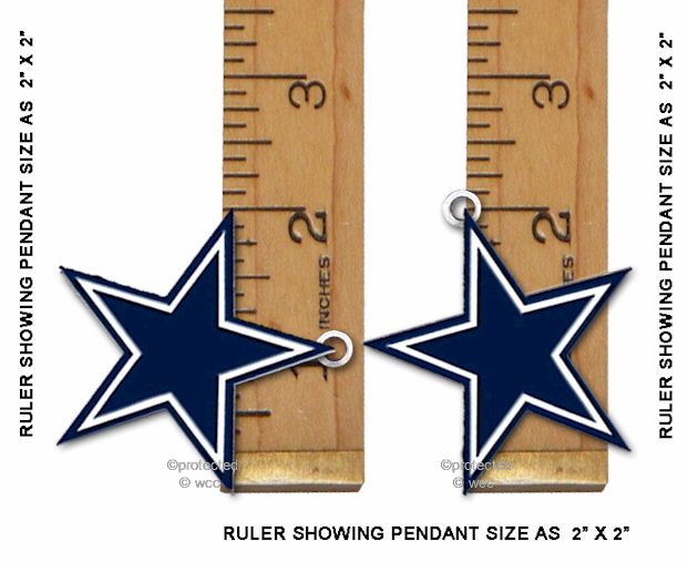 Large Dallas Cowboys Necklace Stainless Steel Chain - Image 7