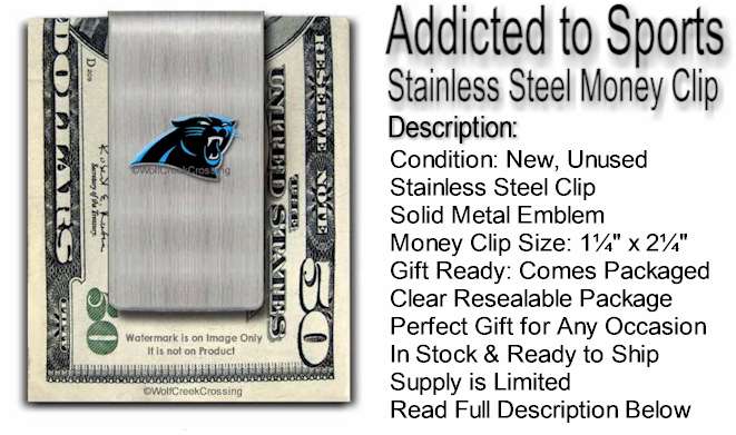 Panthers Money Clip