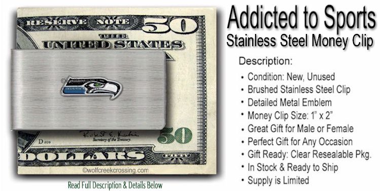 Seahawks Money Clip