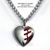 How Can You Mend A Broken Heart Necklace 24" Heavy Chain Lost Love Gift Sale