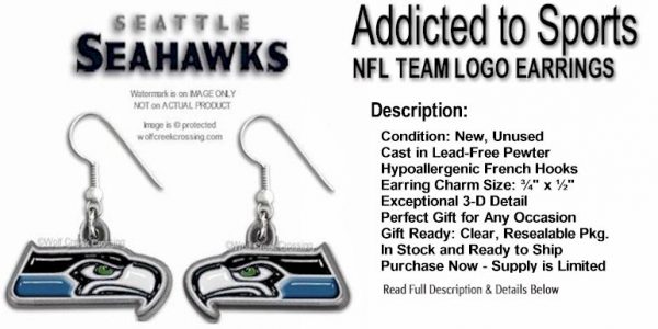 Seahawks Earrings